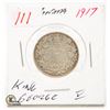 Image 1 : 1917 CANADA KING GEORGE V 25 CENT