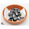 Image 1 : TRAY OF HEMATITE MAGNETIC/NON-MAGNETIC 226.8 GRAMS