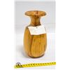 Image 1 : HANDCRAFTED TURNED WOOD VASE, SPOTTED BIRCH