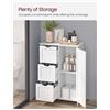 Image 1 : NEWLY ASSEMBLED VASAGLE BATHROOM FLOOR STORAGE