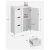 Image 2 : NEWLY ASSEMBLED VASAGLE BATHROOM FLOOR STORAGE