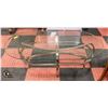 POLISHED NICKEL & GLASS COFFEE TABLE