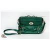 FOSSIL LEATHER PURSE GREEN