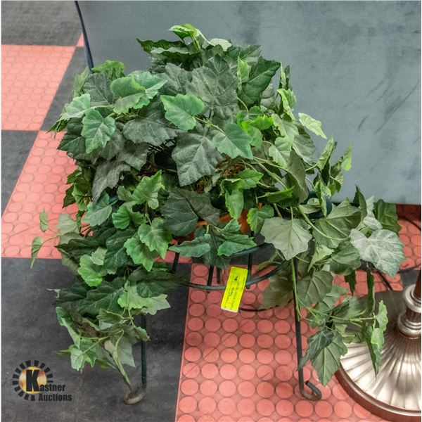 27" METAL STAND + PLANT