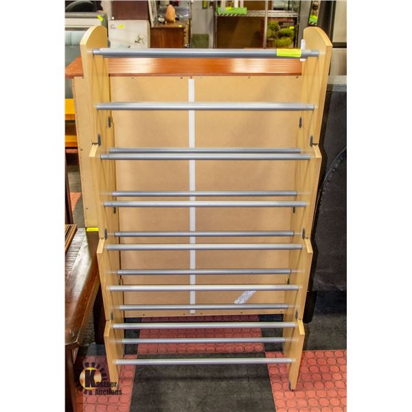 25" X 12" X 48" SHOE RACK