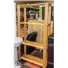 Image 1 : WOOD 4-SHELF STORAGE SHELVING UNIT - SOLID