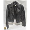 Image 1 : NEW FAUX-LEATHER JACKET LADIES SIZE SMALL