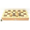 Image 1 : VINTAGE CHESS BOARD WITH HAND PAINTED PIECES