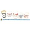Image 1 : BOX OF FIVE EGG CUPS MADE IN ENGLAND
