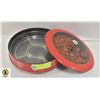 Image 1 : ORIENTAL SERVING TRAY RED