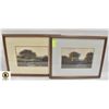 Image 1 : TWO FRAMED ART WALL HANGINGS