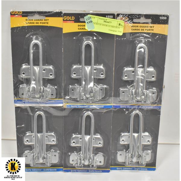 6 PACKS OF DOOR GUARD SETS