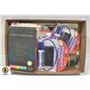 Image 1 : FLAT OF ASSORTED CRAFTING SUPPLIES