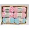 Image 1 : FLAT OF BERNAT PIPSQUEAK YARN, ASSORTED COLOURS