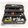 Image 1 : OLD PAL 3-TIER FOLD-OPEN FISHING TACKLE BOX