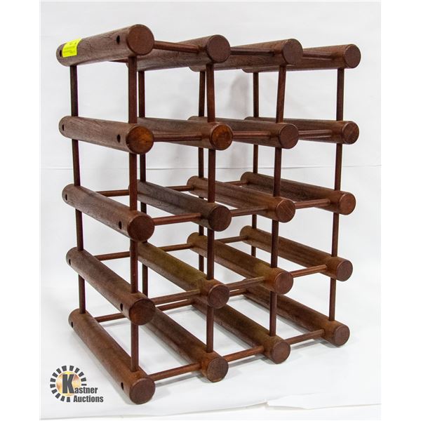 SOLID WOOD WINE RACK