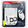 Image 1 : KIRKLAND GOLF GLOVES, SIZE: MEDIUM, 4 PACK