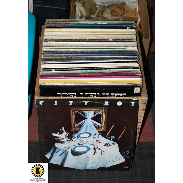 60 RECORD ALBUMS, ASSORTED