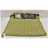 Image 1 : 2 COTTON RUGS 20"X32" BLACK & YELLOW