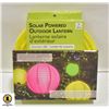 Image 1 : 10 INCH SOLAR POWER OUTDOOR LANTERN,YELLOW