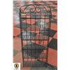 Image 1 : BLACK METAL GARDEN SHELF