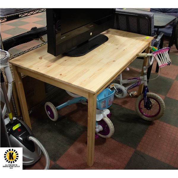 IKEA 29" WOODEN TABLE