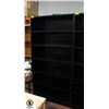 Image 1 : BLACK BOOKSHELF H-72" W-12" L-36"