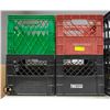 Image 1 : BUNDLE OF 4 SQUARE NYLON PLASTIC CRATES -