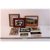 Image 1 : Assorted Picture Frames with Pictures and Misc.