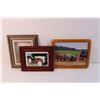 Image 3 : Assorted Picture Frames with Pictures and Misc.