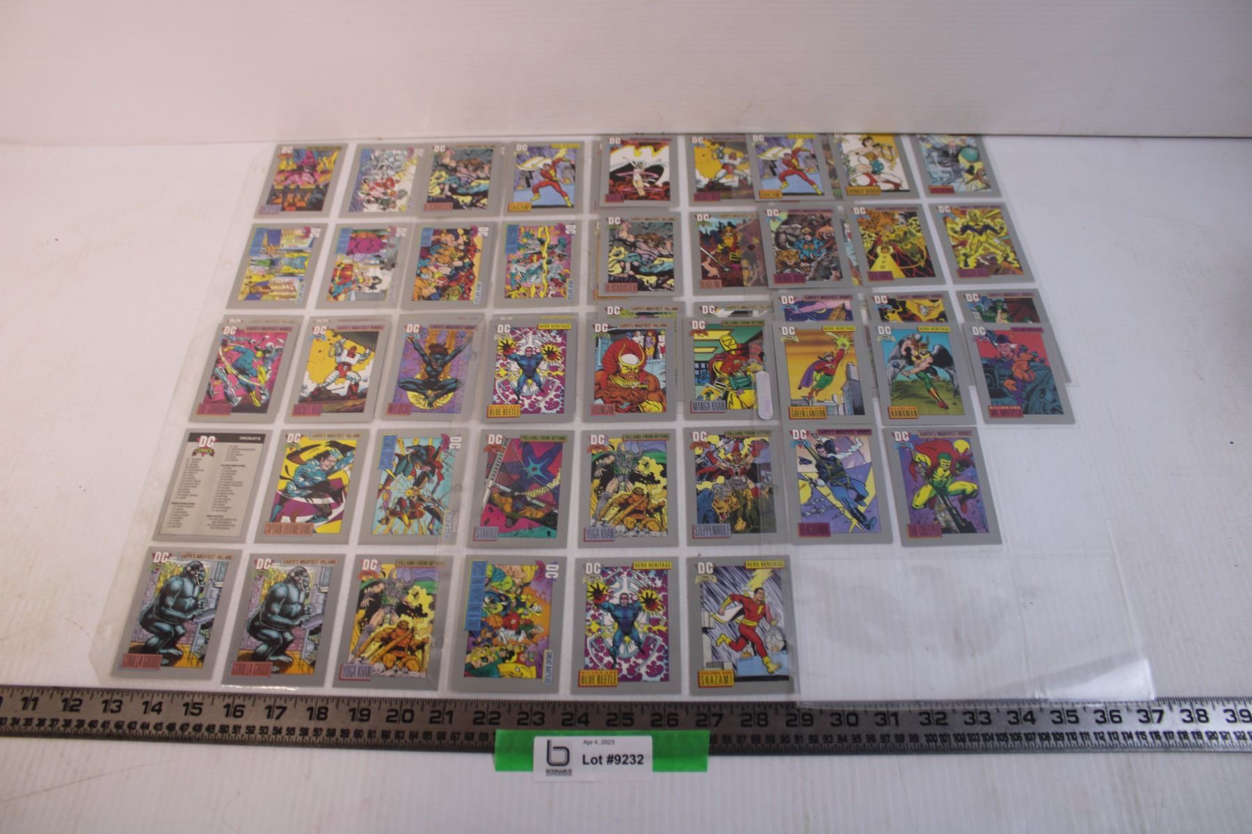 DC Comic Trading Cards
