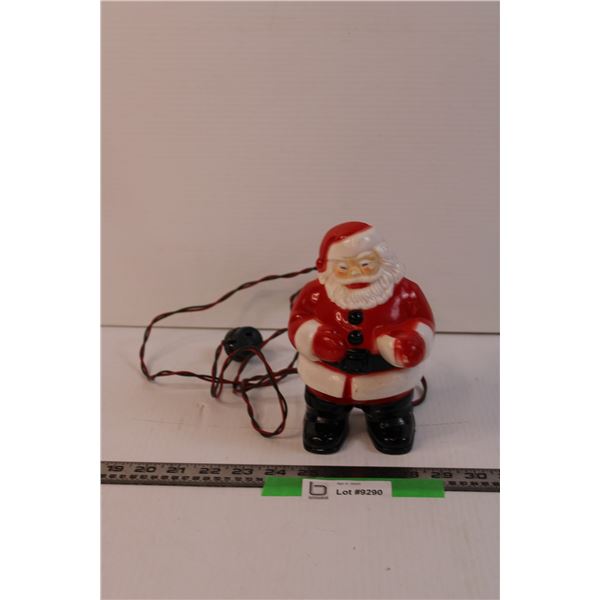 Vintage Light Up Santa Figurine (Working)