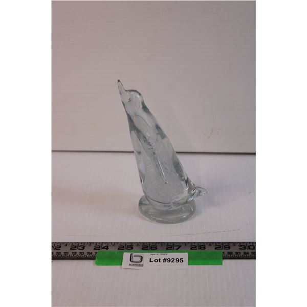 Glass Penguin Figurine