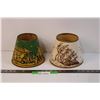 Image 1 : (2) Vintage Lamp Shades - Cowboys, Nautical