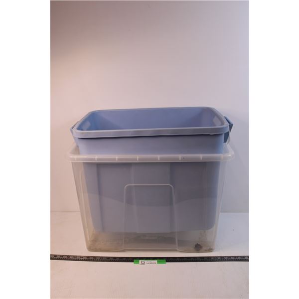 *(2) Storage Tubs