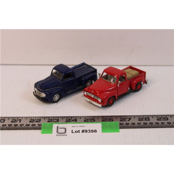 Die Cast Ford Pick Up Trucks