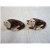 Image 2 : (2) Porcelain Cow Figurines