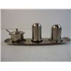 Image 2 : Stainless Steel Condiment Set