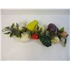 Image 5 : (9) Pcs. Plastic Kitchen Items, Cake Platter, Plastic Vine of Vegetables