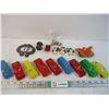 Image 1 : (9) Plastic Cars 1940'-50's and misc. items