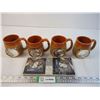 Image 1 : (4) Mugs and (6) Coasters (NOS)