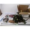 Image 1 : Box of Christmas Crafting Supplies