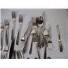 Image 2 : Silver Cloth+ (30+) Pieces of Assorted Silver Plated Cutlery