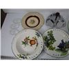 Image 2 : (4) Assorted Serving Dishes (Platter, Plates, Bowl) + Divided Candy Dish and Misc.