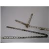 Image 2 : (2) Folding Rulers (1 is Aluminum)