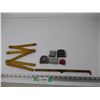 Image 1 : (5) Advertising Measuring Tapes + Folding Ruler