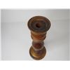 Image 7 : Wooden Candle Holder (13" tall) - Vintage Butter Press (cracked)