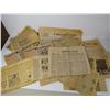 Image 5 : Box of Paper Grocery Bags & Vintage News Papers
