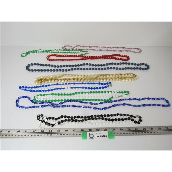 Plastic Beaded Necklaces