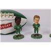 Image 2 : (5) Saskatchewan Roughrider Bobble Heads + Pilsner Football and Misc.